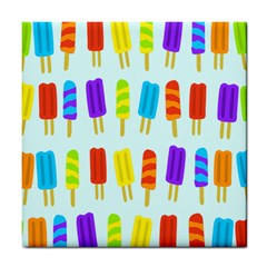 Popsicle Pattern Tile Coasters by Nexatart