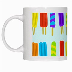 Popsicle Pattern White Mugs by Nexatart