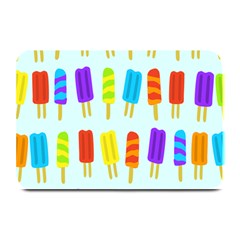 Popsicle Pattern Plate Mats by Nexatart