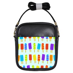 Popsicle Pattern Girls Sling Bags