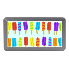 Popsicle Pattern Memory Card Reader (mini) by Nexatart