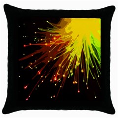 Big Bang Throw Pillow Case (black) by ValentinaDesign