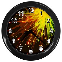 Big Bang Wall Clocks (black) by ValentinaDesign