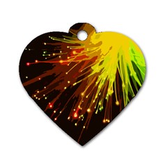 Big Bang Dog Tag Heart (two Sides) by ValentinaDesign