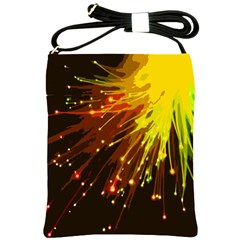 Big Bang Shoulder Sling Bags by ValentinaDesign