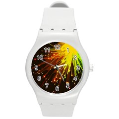 Big Bang Round Plastic Sport Watch (m) by ValentinaDesign