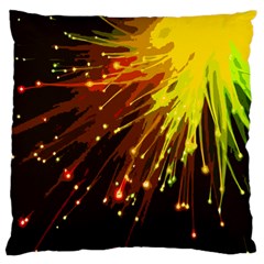 Big Bang Large Cushion Case (one Side) by ValentinaDesign