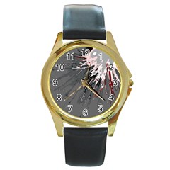 Big Bang Round Gold Metal Watch by ValentinaDesign