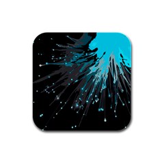 Big Bang Rubber Square Coaster (4 Pack)  by ValentinaDesign