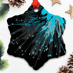 Big Bang Snowflake Ornament (two Sides) by ValentinaDesign