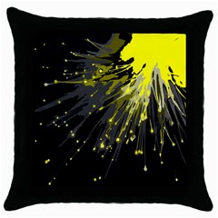 Big Bang Throw Pillow Case (black) by ValentinaDesign