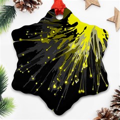 Big Bang Snowflake Ornament (two Sides) by ValentinaDesign