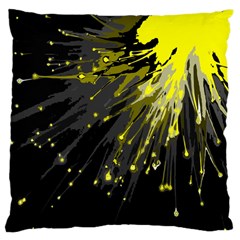 Big Bang Large Cushion Case (one Side) by ValentinaDesign