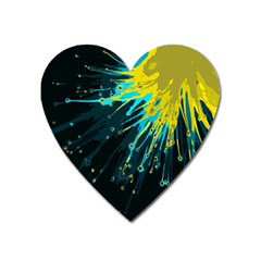 Big Bang Heart Magnet by ValentinaDesign