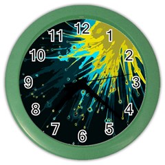 Big Bang Color Wall Clocks by ValentinaDesign