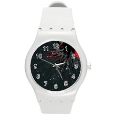 Big Bang Round Plastic Sport Watch (m) by ValentinaDesign