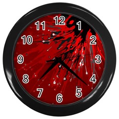 Big Bang Wall Clocks (black) by ValentinaDesign