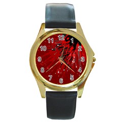 Big Bang Round Gold Metal Watch by ValentinaDesign