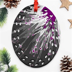 Big Bang Ornament (oval Filigree) by ValentinaDesign