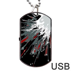 Big Bang Dog Tag Usb Flash (one Side) by ValentinaDesign