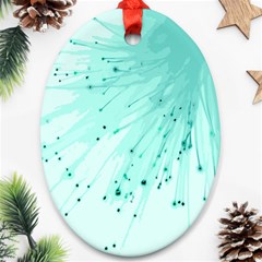 Big Bang Ornament (oval) by ValentinaDesign