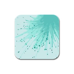 Big Bang Rubber Square Coaster (4 Pack)  by ValentinaDesign