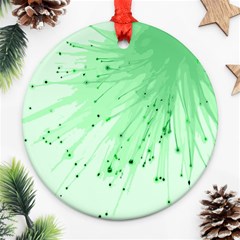 Big Bang Round Ornament (two Sides) by ValentinaDesign