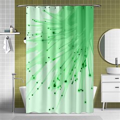 Big Bang Shower Curtain 48  X 72  (small)  by ValentinaDesign