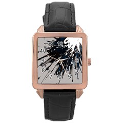 Big Bang Rose Gold Leather Watch  by ValentinaDesign