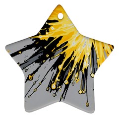 Big Bang Star Ornament (two Sides) by ValentinaDesign