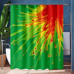 Big Bang Shower Curtain 60  X 72  (medium)  by ValentinaDesign