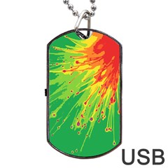 Big Bang Dog Tag Usb Flash (two Sides) by ValentinaDesign