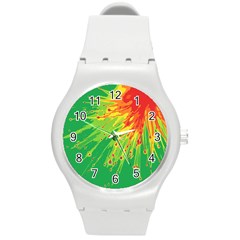 Big Bang Round Plastic Sport Watch (m) by ValentinaDesign