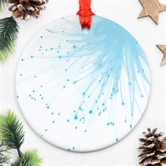 Big Bang Round Ornament (two Sides) by ValentinaDesign