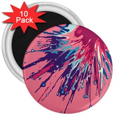 Big Bang 3  Magnets (10 Pack)  by ValentinaDesign