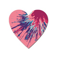 Big Bang Heart Magnet by ValentinaDesign