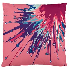 Big Bang Large Cushion Case (one Side) by ValentinaDesign