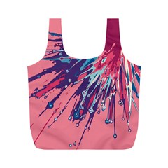 Big Bang Full Print Recycle Bags (m)  by ValentinaDesign