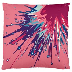 Big Bang Large Flano Cushion Case (one Side) by ValentinaDesign