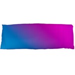 With Wireframe Terrain Modeling Fabric Wave Chevron Waves Pink Blue Body Pillow Case Dakimakura (Two Sides) Front