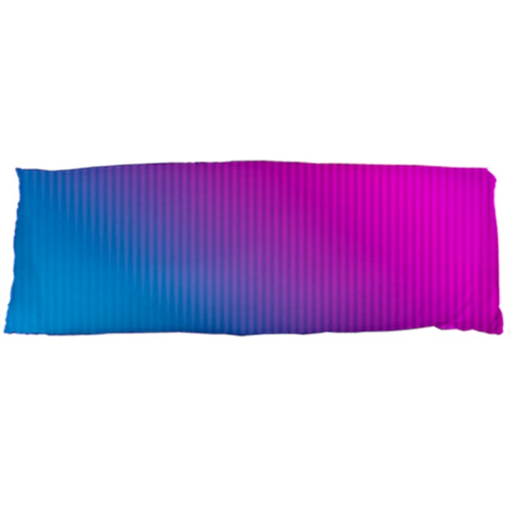 With Wireframe Terrain Modeling Fabric Wave Chevron Waves Pink Blue Body Pillow Case Dakimakura (Two Sides)