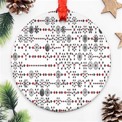 Bioplex Maps Molecular Chemistry Of Mathematical Physics Small Army Circle Ornament (round)