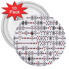 Bioplex Maps Molecular Chemistry Of Mathematical Physics Small Army Circle 3  Buttons (10 Pack)  by Mariart