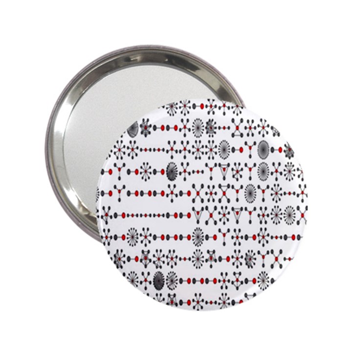 Bioplex Maps Molecular Chemistry Of Mathematical Physics Small Army Circle 2.25  Handbag Mirrors