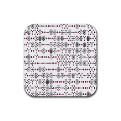 Bioplex Maps Molecular Chemistry Of Mathematical Physics Small Army Circle Rubber Coaster (square)  by Mariart