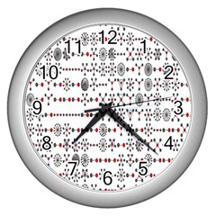 Bioplex Maps Molecular Chemistry Of Mathematical Physics Small Army Circle Wall Clocks (silver) 