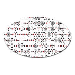 Bioplex Maps Molecular Chemistry Of Mathematical Physics Small Army Circle Oval Magnet by Mariart