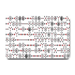 Bioplex Maps Molecular Chemistry Of Mathematical Physics Small Army Circle Small Doormat  by Mariart