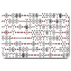 Bioplex Maps Molecular Chemistry Of Mathematical Physics Small Army Circle Large Doormat  by Mariart