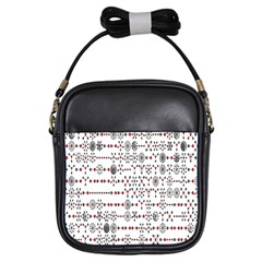 Bioplex Maps Molecular Chemistry Of Mathematical Physics Small Army Circle Girls Sling Bags by Mariart